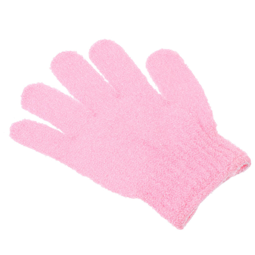 Pink 10 Pieces Exfoliating Body Scrub Gloves For Multifunctional Bath Massage, Gentle And Stimulating Blood Circulation,