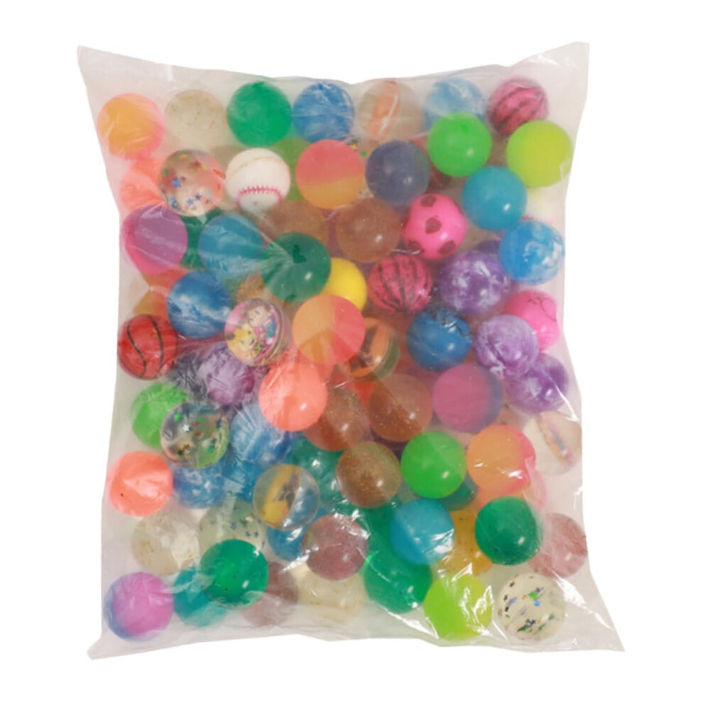 50Pack Rubber Bouncing Balls, Kidcraft Play Set, Stress Relief Toy, Colorful Bounce Balls