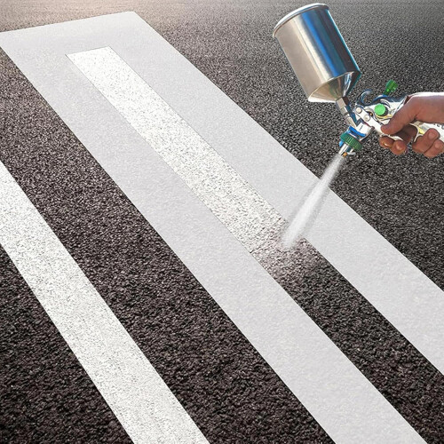 Parking stencil, stripe stencil for parking spaces  Reusable straight foldable stencil 1