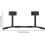 Pull Up Bar, Sports Pull Bar, NonSlip 300kg Load Capacity, Versatile Bar, Indoor Upper Body Training Pull Bar Black 2