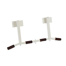 Mounted Horizontal Bar, Sports Pull Bar, 300kg Load Capacity, Multifunctional Fixed Fitness Single Bar, Indoor Pull Rod White