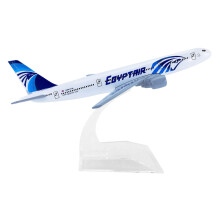 1:400 B777 Metal Airplane Model Simulation Aircraft Model Aviation Model Airplane Kits for Collection and Gift