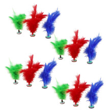 12Pack Kicking Shuttlecock Game, Chinese Shuttlecock for Indoor Use, Peteca Pedal Tyres Shuttlecocks Fly