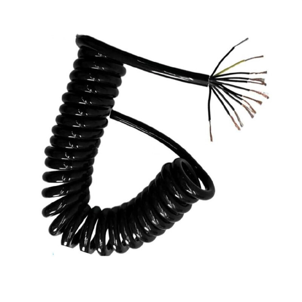 Spiral Spring Cable 20Awg 18 Cores Stretch 5 Meters 18 Cores 20 Awg 9365049750943