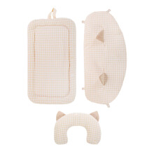 Pet Sleeping Mat Pushchair Cushion Pet Warm Pillow Cushion with Enclosure and Pillow Accessories for Pets Sleeping Pad
