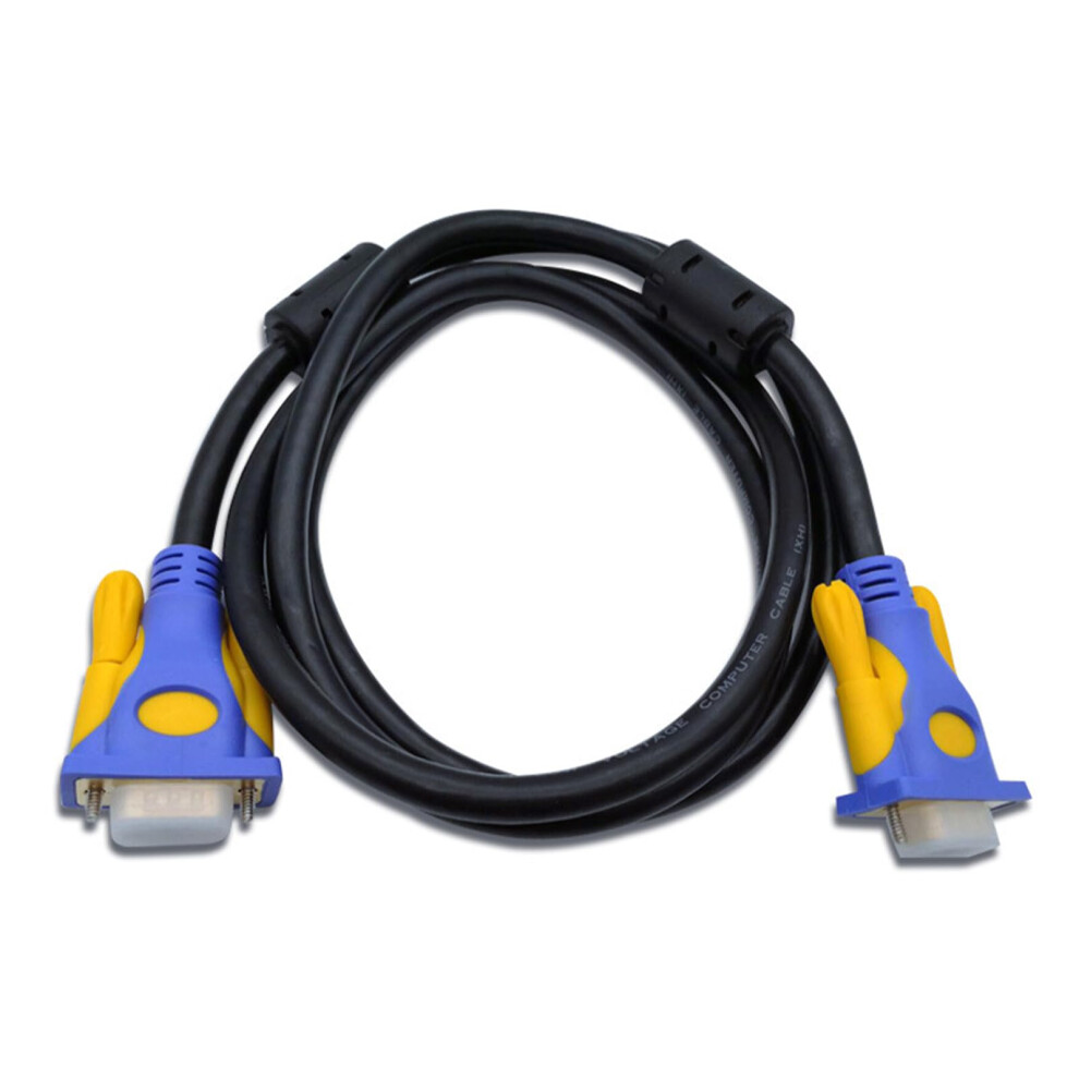 Vga To Vga Monitors Cable Vga39 Male To Male For Computer Projectors And Signals Gold 9412369026231