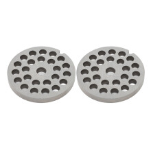 Meat Grinder Plate Disc Replacement, Premium Quality Replacement Durable Construction, Easy to Clean Non Reactive and Non Porous Surface, Universal