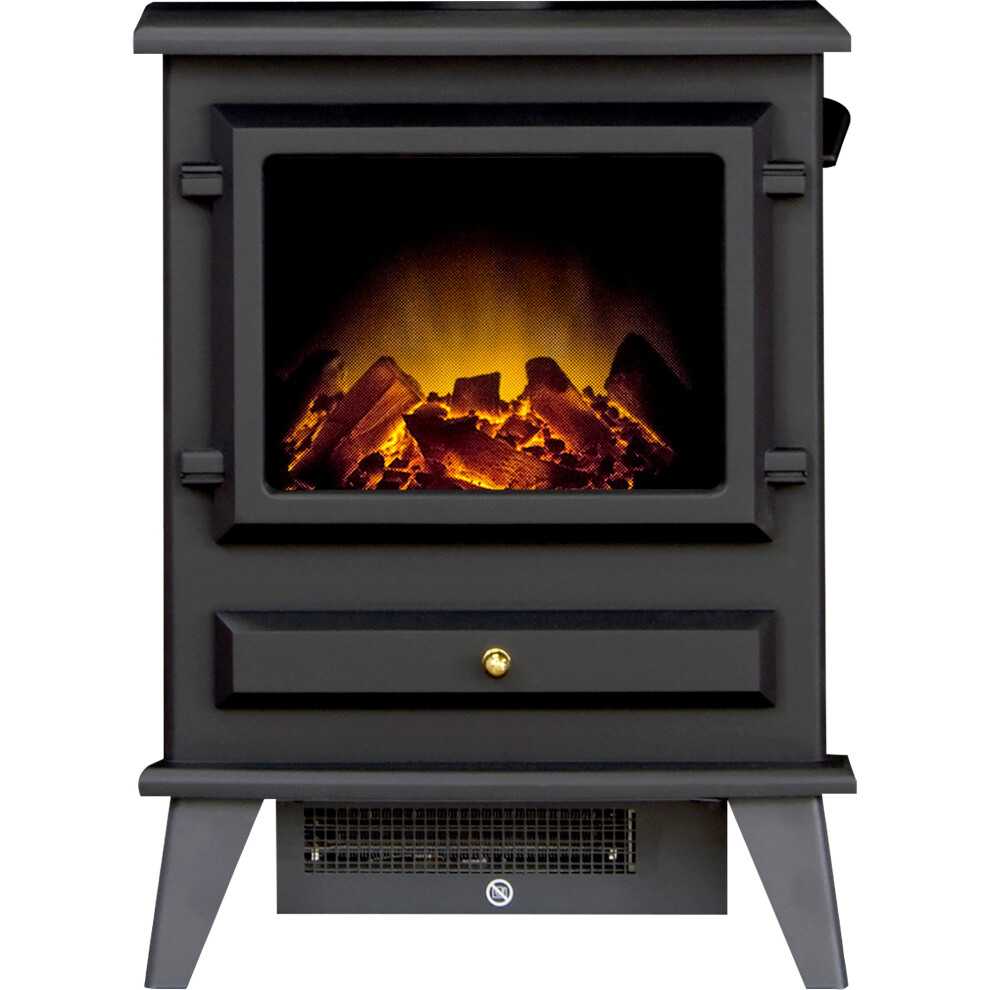 Adam Hudson Electric Stove In Black