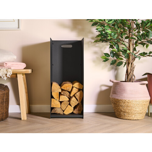 Adam Adam Burton Firewood Log Holder in Black 1