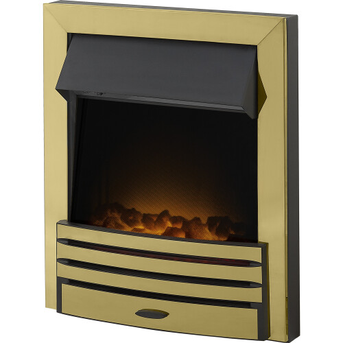 Adam Adam Eclipse Electric Fire in Brass 2