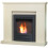 Adam Adam Lomond Fireplace Stone Effect + Colorado Bio Ethanol Fire Black, 39" 2