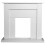 Adam Adam Sutton Fireplace in Pure White, 43 Inch 1