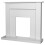 Adam Adam Sutton Fireplace in Pure White, 43 Inch 2