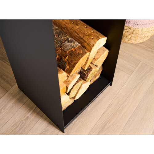 Adam Adam Burton Firewood Log Holder in Black 2