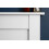Adam Adam Sutton in White with Helios Electric Fire in Brushed, 43 Inch 3