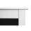 Adam Adam Sutton Fireplace in Pure White & Black, 43 Inch 3