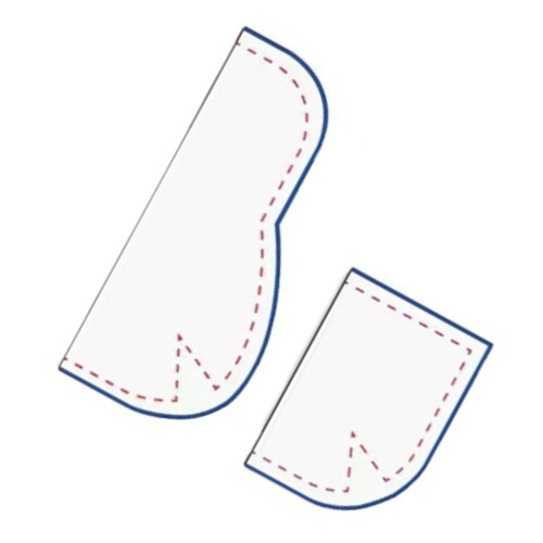 Beginner Friendly Quilting Template Set for Customes Fabric-M