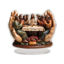 Classical Religious Scene Acrylic Last Supper Desktop-Chocolate