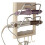 Curling iron storage rack wall mounted, not punching required 2