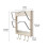 Curling iron storage rack wall mounted, not punching required 3