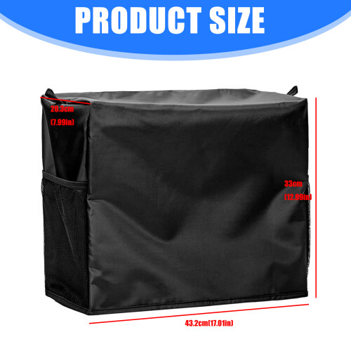 Waterproof Sewing Machine Dust Cover Clear PVC Materials With 1