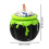 Halloween Ice Buckets and Decorative-Black Skeleton Ice T 5