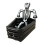Halloween Ice Buckets and Decorative-Black Skeleton Ice T 1