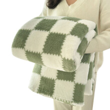 Elegante Grid Designs Flanell-Fleece-Überwurfdecke, weich,-L 5