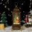 Christmas Snow Globe Music Box LED Light Auto Snowflake-elder 5