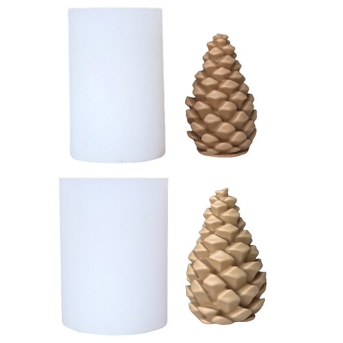 Christmas Themed Pinecone Silicone Mould for Plasters-7498 1