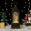 Christmas Snow Globe Music Box LED Light Auto Snowflake-elder 4