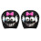 2-pack elastische hoofdsteunhoezen voor-Hellcat met strik 1