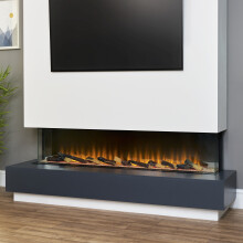 Adam Sahara Electric Inset Media Wall Panoramic Fire 61 Inch 1500mm