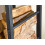 Adam Adam Stanton Tall Firewood Log Holder in Black 3
