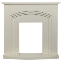 Adam Truro Fireplace in Cream, 41 Inch