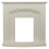 Adam Adam Truro Fireplace in Cream, 41 Inch 1