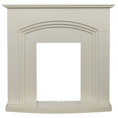 Adam Adam Truro Fireplace in Cream, 41 Inch