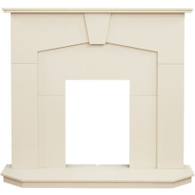 Adam Abbey Fireplace in Stone Effect, 48 Inch