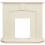Adam Adam Abbey Fireplace in Stone Effect, 48 Inch 1