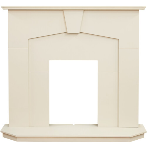 Adam Adam Abbey Fireplace in Stone Effect, 48 Inch