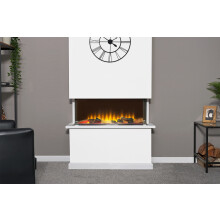 Adam Sahara Electric Inset Media Wall Panoramic Fire 31 Inch 750mm