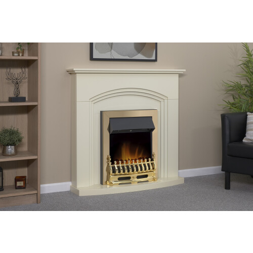Adam Adam Truro Fireplace in Cream, 41 Inch 1