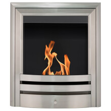 Acantha Vela Bio Ethanol Fire in Brushed Steel