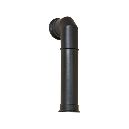 Adam Adam Tall Angled Stove Pipe in Black