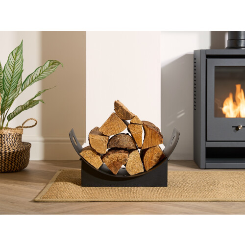 Adam Adam Fairford Firewood Log Holder in Black 2