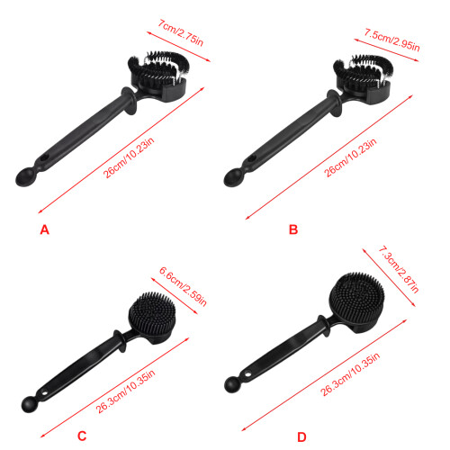 Detachable Nylon Bristles Coffee Tool-58mm silicone head b 2