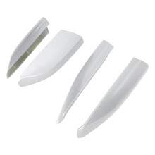 4Pcs Roof Cargo Rack End Cover for Toyota Highlander 2007-2013 Silver