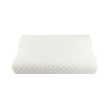 Orthopedic Contour Pillow Medium Firm Memory Foam Neck Pillow For Spinal Alignment Hypoallergenic Breathable Organic Latex Pillow With Dust Mite Resis