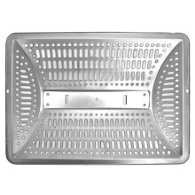 Piastra grill in acciaio inox, perfetta per la dimensione desiderata, antiaderente, compatibile universalmente con tutte le marche, alta qualità e