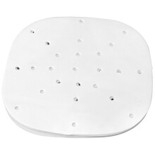 Backpapier für Heißluftfritteusen, hitzebeständiges Backpapier, perforiertes Dampfgarpapier, antihaftbeschichtet, ölabsorbierend,